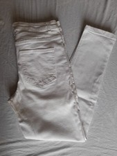 Jeans slim blanc d'occasion  Le Creusot
