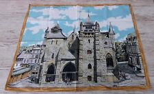 Rare torchon illustré d'occasion  Maël-Carhaix