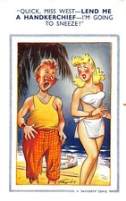 Postcard comic girl for sale  BRISTOL