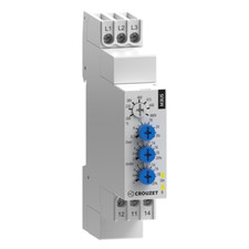 Crouzet M3US 84873222 Relé de monitoreo de voltaje trifásico 208-480V CA SPDT DIN Rail segunda mano  Embacar hacia Mexico
