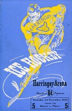 Ice hockey programme for sale  LONDON