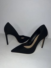 Sapatos SCHUTZ Lou High Stiletto Pump camurça preta tamanho 6.5B US$ 148 comprar usado  Enviando para Brazil