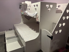 White wooden bunk for sale  SALE