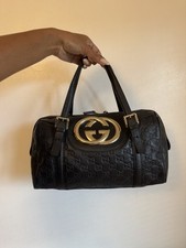 Gucci black leather for sale  BIRMINGHAM