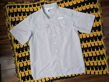 MÉDIO Masculino Habit Solar Factor 40 + Camisa Cáqui Bronzeada Ventilada Absorvendo Caiaque G455, usado comprar usado  Enviando para Brazil