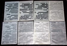 Vintage retro letraset for sale  PETERBOROUGH