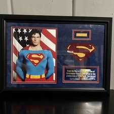 Cinto Superman Christopher Reeves usado em placa de filme raro 43/65  comprar usado  Enviando para Brazil