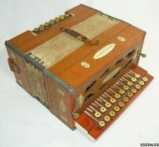 Acordeão de botão vintage Nicolo Salanti feito na Alemanha comprar usado  Enviando para Brazil