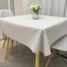 Toalha de mesa quadrada PVC plástico antiderrapante para uso doméstico impressa à prova d'água comprar usado  Enviando para Brazil