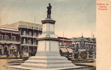 Usado, Cartão postal antigo estátua de Juarez do México A854 Tampico comprar usado  Enviando para Brazil