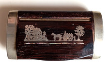 Tabatière edouardienne bois d'occasion  Saint-Loubès