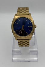 Relógio de pulso Nixon Minimal The Time Teller mostrador azul tom dourado aço inoxidável quartzo comprar usado  Enviando para Brazil