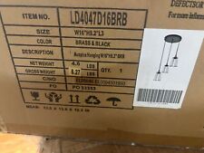 Elegant lighting ld4047d16brb for sale  Buffalo Grove