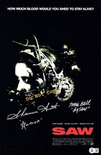 TOBIN BELL & SHAWNEEE SMITH 11x17 pôster assinado SAW quebra-cabeça Amanda Young Beckett comprar usado  Enviando para Brazil