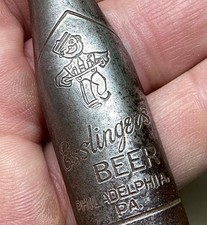 Old Philadelphia PA Esslinger abridor de garrafa de cerveja Little Man 1940s publicidade. comprar usado  Enviando para Brazil