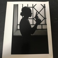 Fotografia de arte prata gelatina estampa Janine Gordon assinada Brasil silhueta P/B comprar usado  Enviando para Brazil