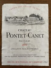 étiquette château pontet d'occasion  Toul