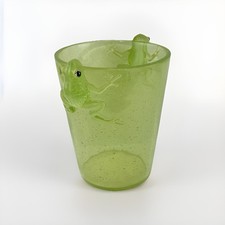 Balde de gelo vintage Lucite acrílico sapo cesta de resíduos 10,5” retrô bolhas verdes comprar usado Balde de gelo vintage Lucite acrílico sapo cesta de resíduos 10,5” retrô bolhas verdes comprar usado  Enviando para Brazil