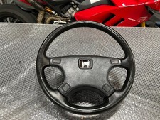 Usado, Volante de couro preto Jdm 90-93 Honda Accord CB7 FABRICANTE DE EQUIPAMENTO ORIGINAL importado do Japão comprar usado  Enviando para Brazil