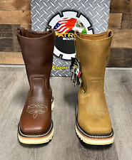 BOTAS MASCULINAS QUADRADAS SOFT TOE DE TRABAJO COURO GRANULADO 7800 ROBLE AND CRAZY comprar usado  Enviando para Brazil