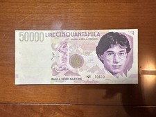 Biglietto lire 50000 usato  Rivoli