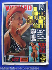 Weekend magazine want for sale  NOTTINGHAM