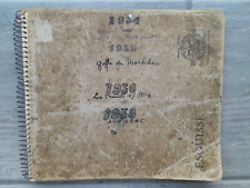 Carnet dessin ancien d'occasion  Locminé