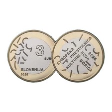 Używany, PRÉVENTE / PRESALE 3€ UNC Slovénie Slovenia 2025 na sprzedaż  Wysyłka do Poland