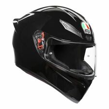 AGV K-1 K1 CAPACETE PRETO BRILHANTE MOTOCICLETA ROSTO INTEIRO TAMANHO XS S ML L XL 2XL À VENDA comprar usado  Enviando para Brazil