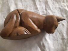 Gatto scultura legno usato  Roma