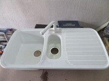 White composite kitchen for sale  WEYMOUTH
