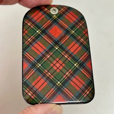Bloco de notas antigo Prince Charlie Tartan Ware Mauchline - 95619 comprar usado  Enviando para Brazil