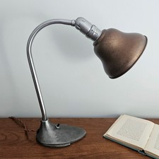 Abajur de mesa vintage giratório pescoço de ganso. Abajur de mesa industrial. Abajur de mesa antigo. comprar usado  Enviando para Brazil