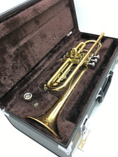 【Testado】 YAMAHA YTR-2335 Trompete Acabamento Dourado com Bocal e Estojo Rígido Japão comprar usado  Enviando para Brazil