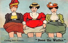 Postcard comic fat for sale  BRISTOL