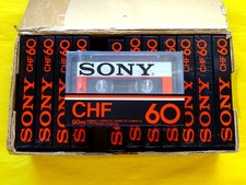 Usado, 12x SONY CHF 60 Cassette Tape 1978 + OVP + SEALED + MADE IN JAPAN + In Box + comprar usado  Enviando para Brazil