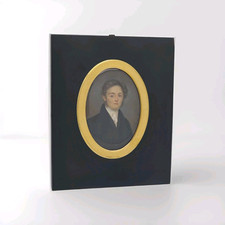 Ancienne miniature portrait d'occasion  Beaulieu-sur-Mer