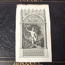 Gravure image pieuse d'occasion  Nantes-