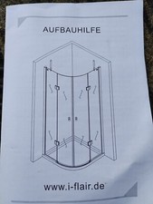 Duschkabine 80x80x190 echtklar gebraucht kaufen  Möhnesee