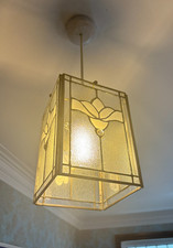 Pair leaded glass for sale  GATESHEAD