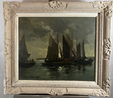 Veleiros Suzanne Demarest (1900-1985) escolha lua clara quadro marinho Montparnasse comprar usado Veleiros Suzanne Demarest (1900-1985) escolha lua clara quadro marinho Montparnasse comprar usado  Enviando para Brazil