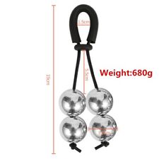 Dispositivo extensor peniano bola de metal peso pesado cabide maca 680g comprar usado  Enviando para Brazil