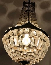 Lampadario cristallo anni usato  Zinasco