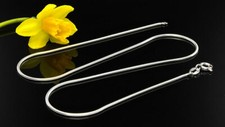 Corrente italiana de prata esterlina 925 cobra italiana 0,7 mm-15"/38cm- CH004 RRP £ 20!!! comprar usado  Enviando para Brazil