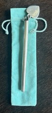 Caneta Tiffany & Co coração pendurado prata esterlina com bolsa comprar usado  Enviando para Brazil