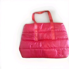 Bolsa de ginástica CAROLINA HERRERA logotipo VERMELHO acolchoada tote ombro boa menina. Novo comprar usado  Enviando para Brazil