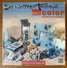 Servietten technik color gebraucht kaufen  Soest
