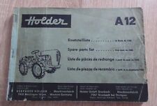 Holder dieselschlepper a12 gebraucht kaufen  Recke