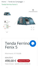 Tenda campeggio ferrino usato  Italia