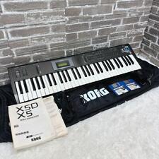 Usado, Teclado sintetizador de música KORG X5D instrumentos musicales negro con estuche blando segunda mano  Embacar hacia Argentina